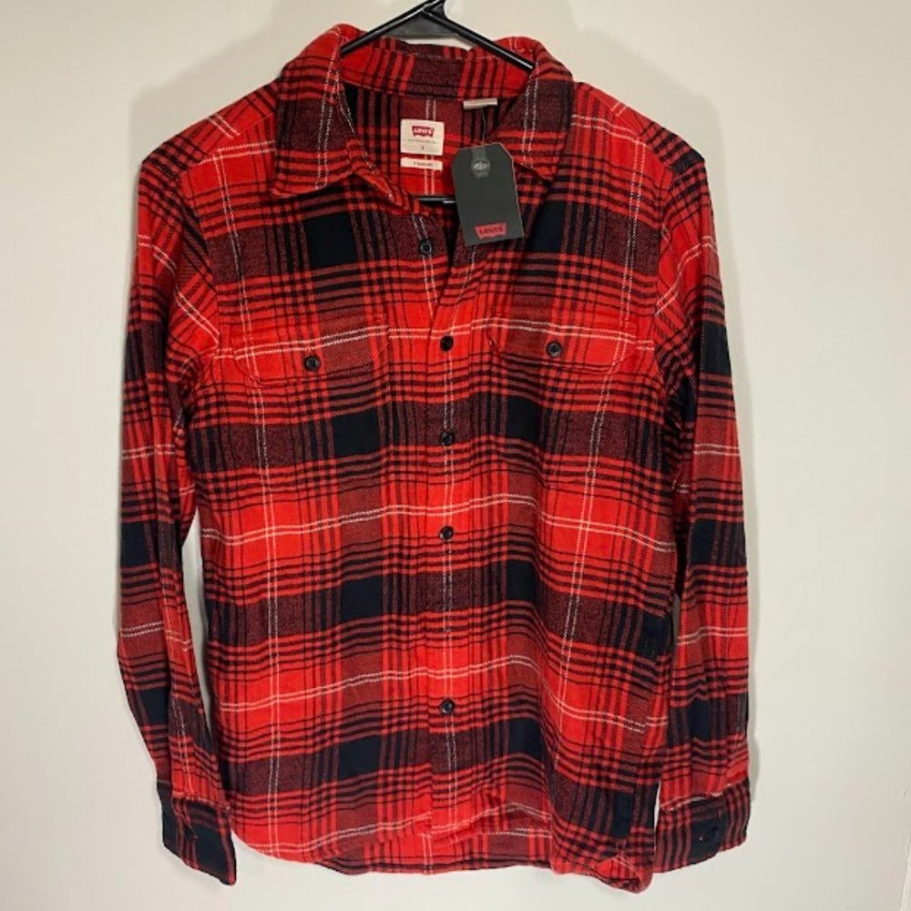 Levi's Standard Fit Red Flannel
